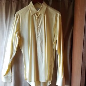 Prada button down dress shirt Yellow